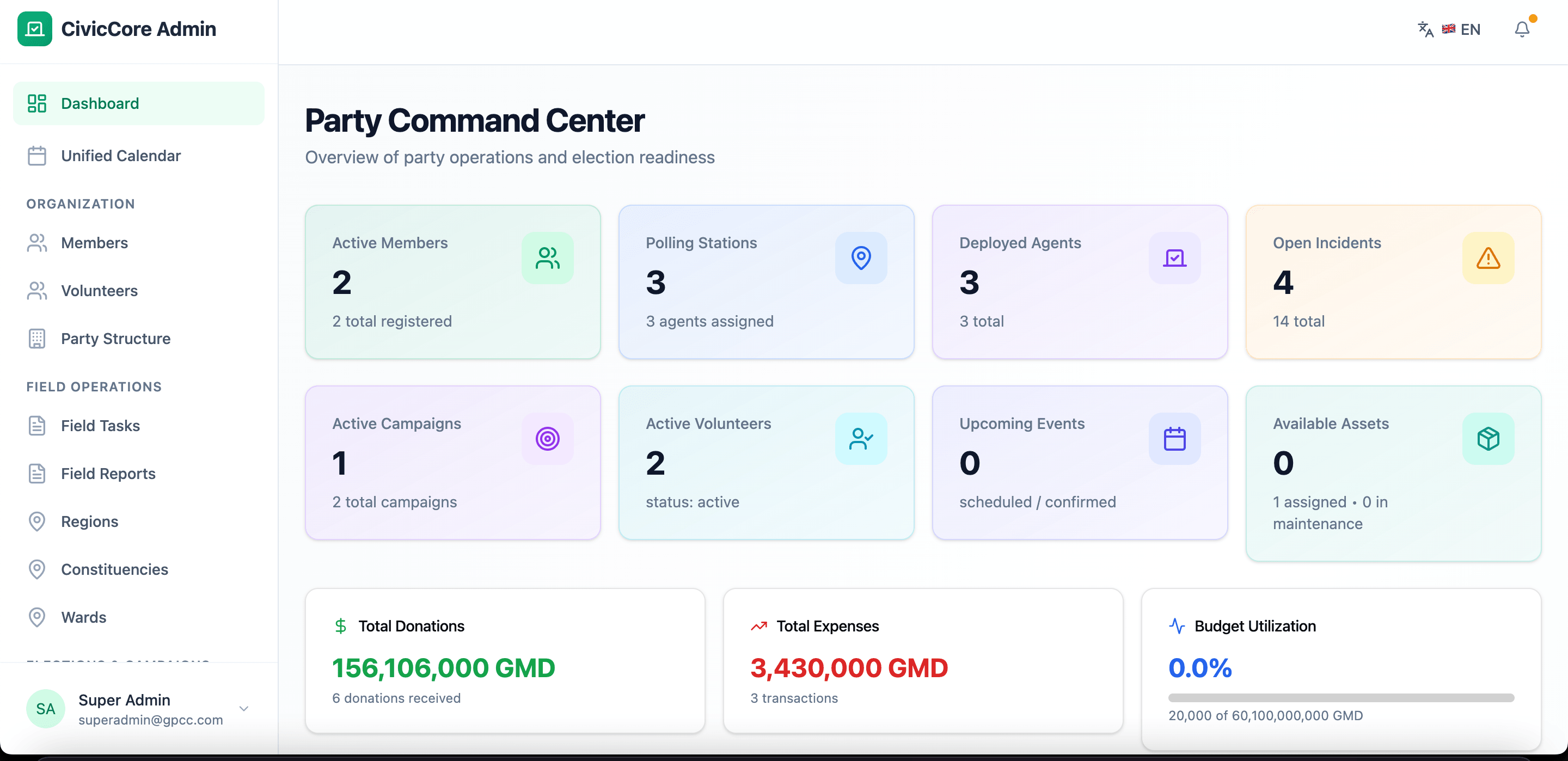 CivicCore preview