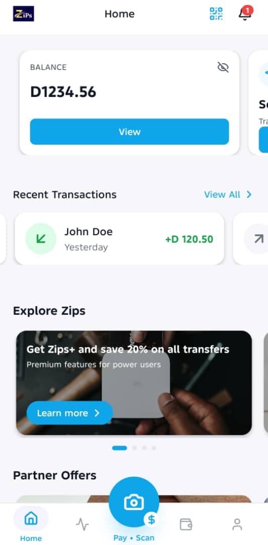 ZIPS Mobile App preview